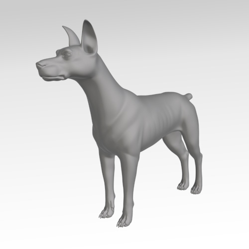 3Dプリンター犬